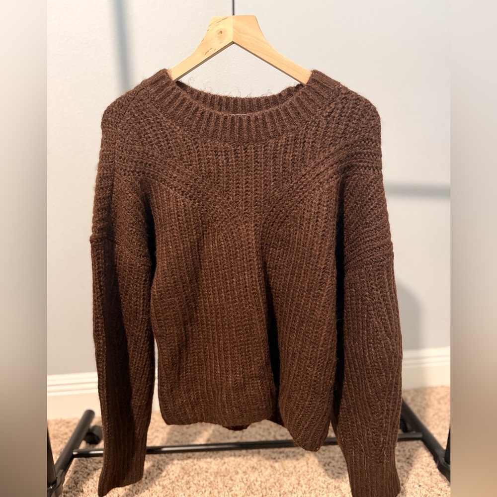 Abercrombie & Fitch Chocolate brown sweater